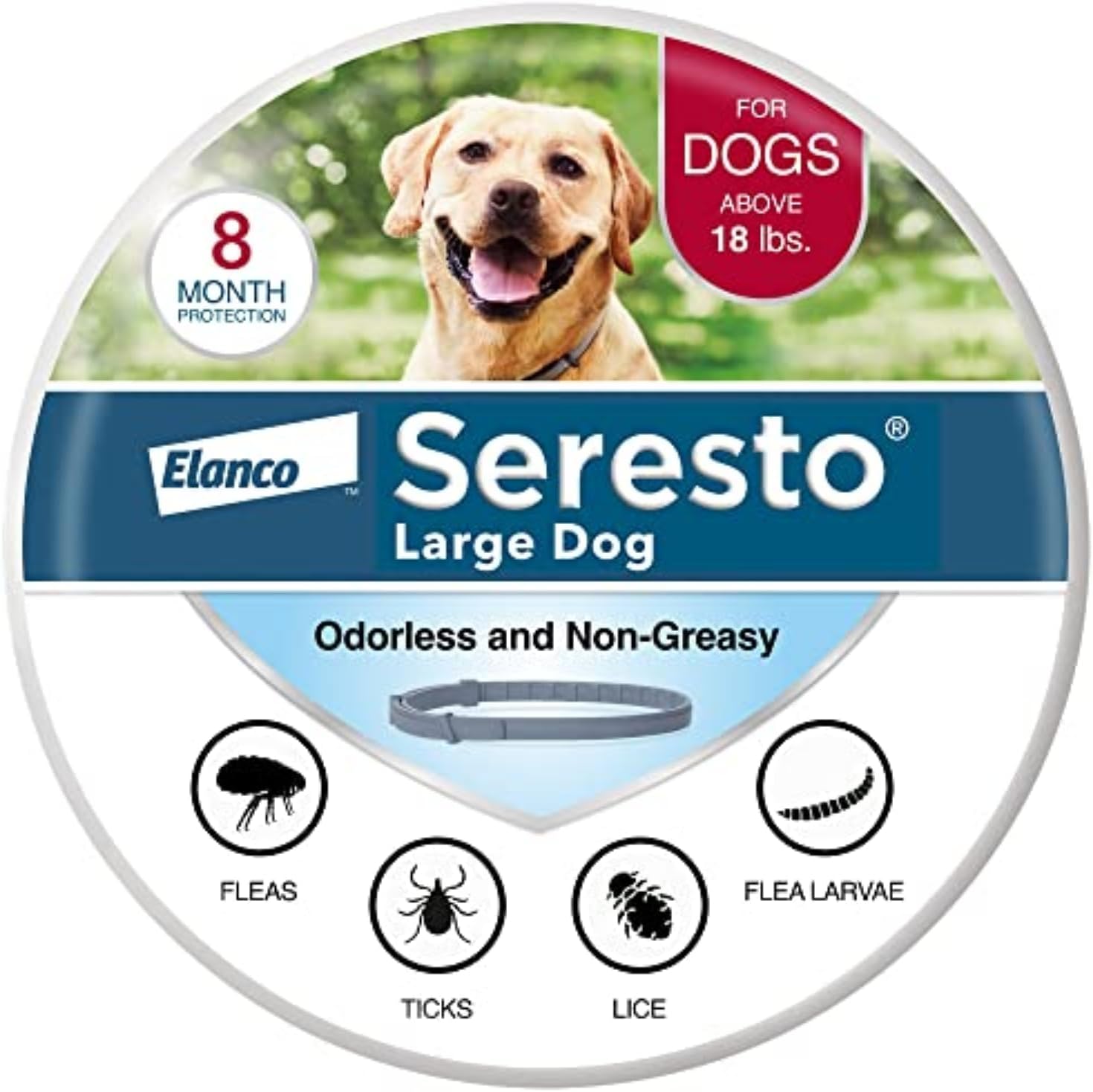 Collar Seresto® de Elanco para Perros Grandes desde 8 kg